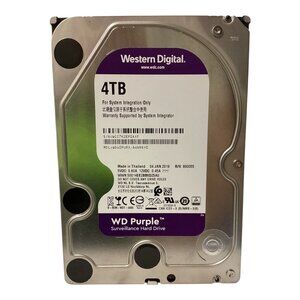Western Digital 4TB‎ Purple Surveillance Hard Drive Model WD40PURZ 3.5" SATA